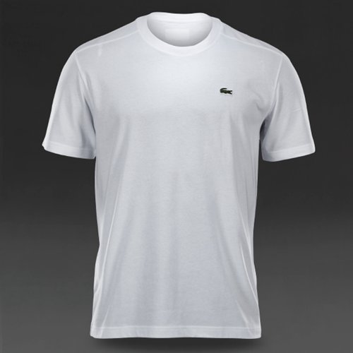 Lacoste Embroidered Croc Tee White for Men